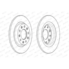 Гальмівний диск FERODO DDF2333C