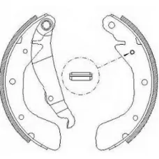Тормозные колодки Bosch 0 986 487 792