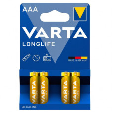Батарейка Varta AAA Longlife LR03 * 4 (04103101414)